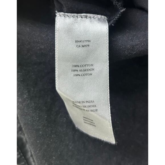 Rails Amity Acid Wash Cotton Puff-Sleeve Blouse Size M - Picture 8 of 9